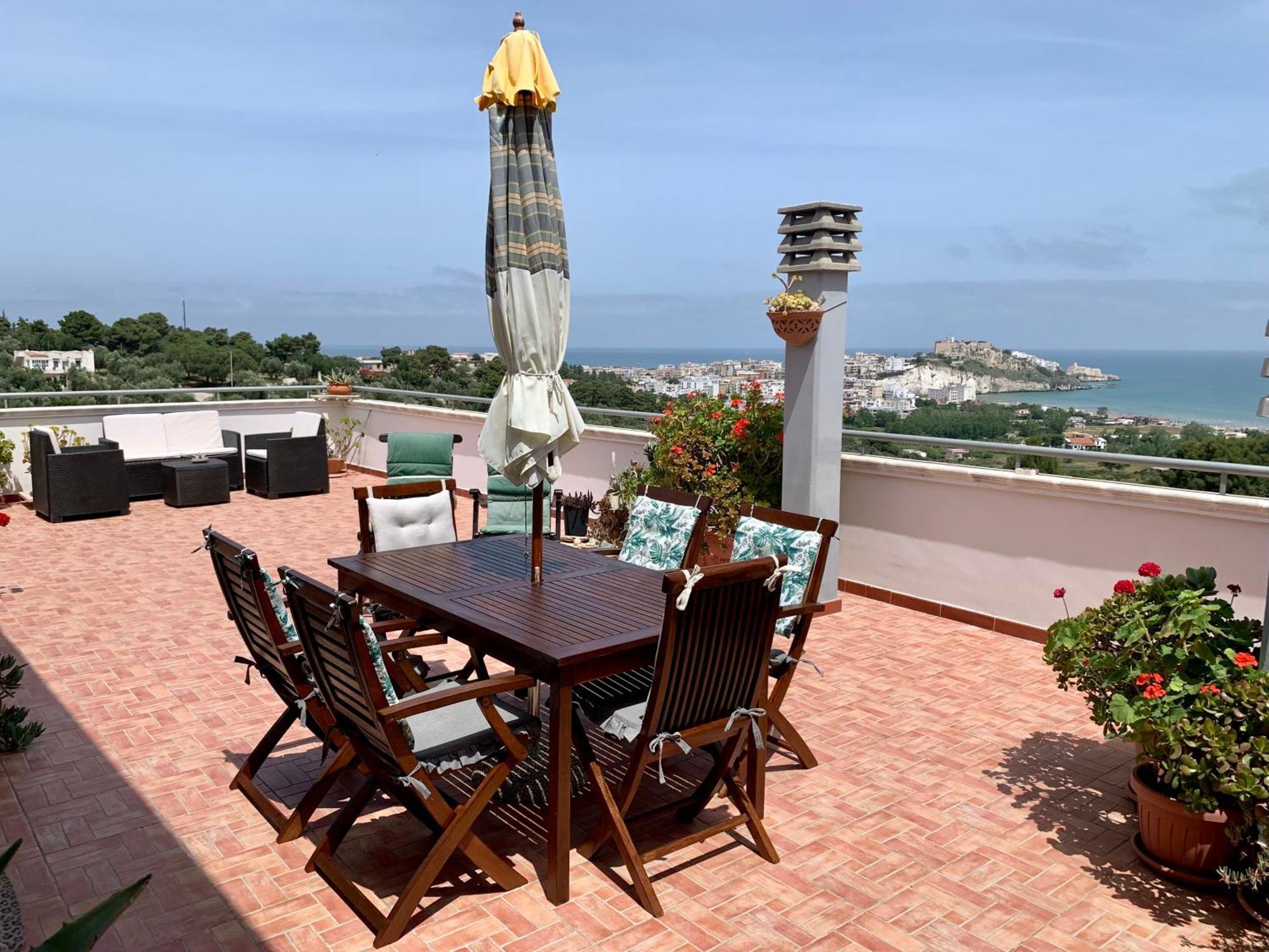 Ferienwohnung Dreaming Penthouse Vieste Exterior foto