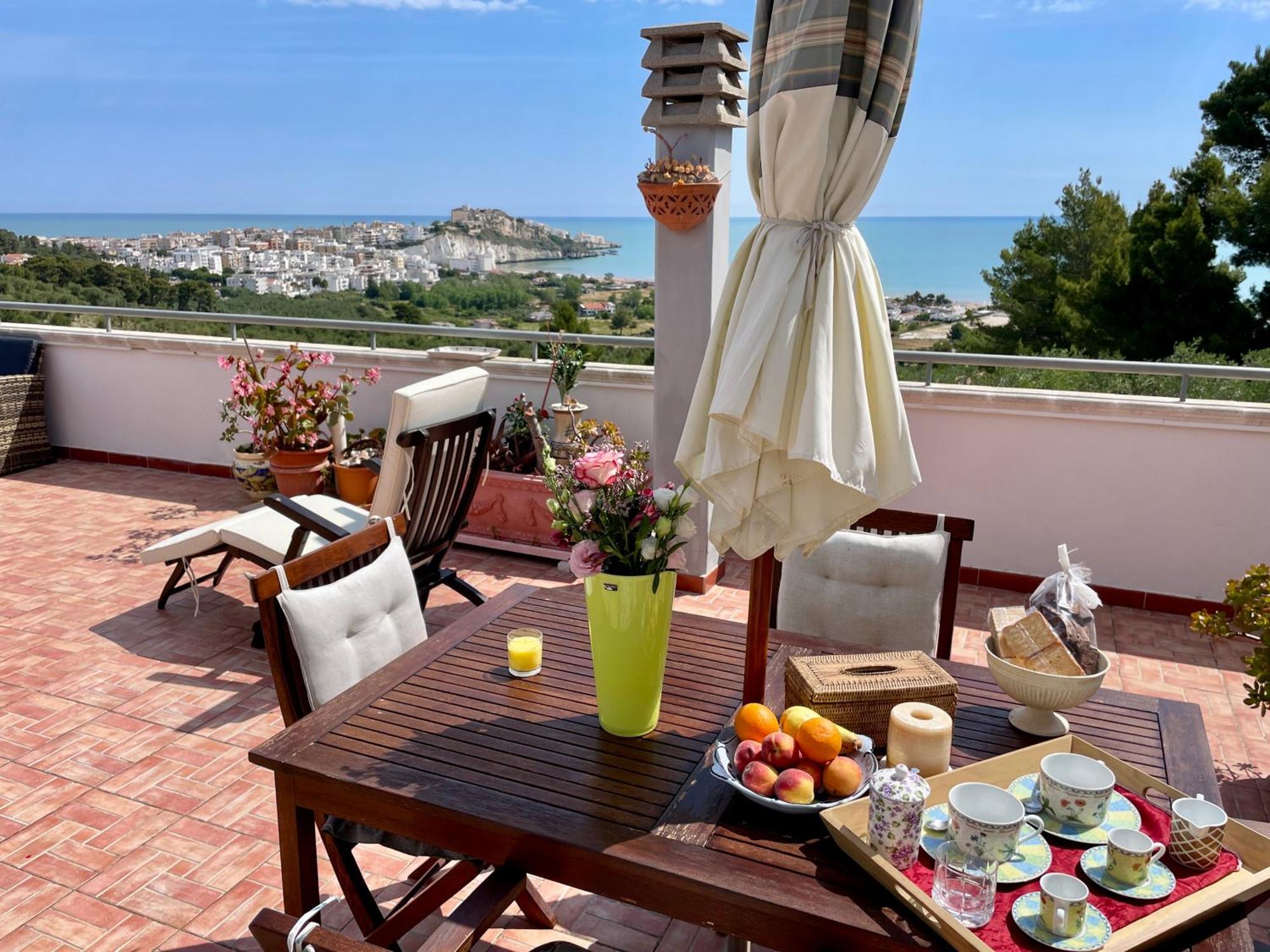 Ferienwohnung Dreaming Penthouse Vieste Exterior foto